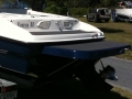 Custom Painted Platform with Stainless Pull Out Ladder and Surfgrip on Bayliner 205